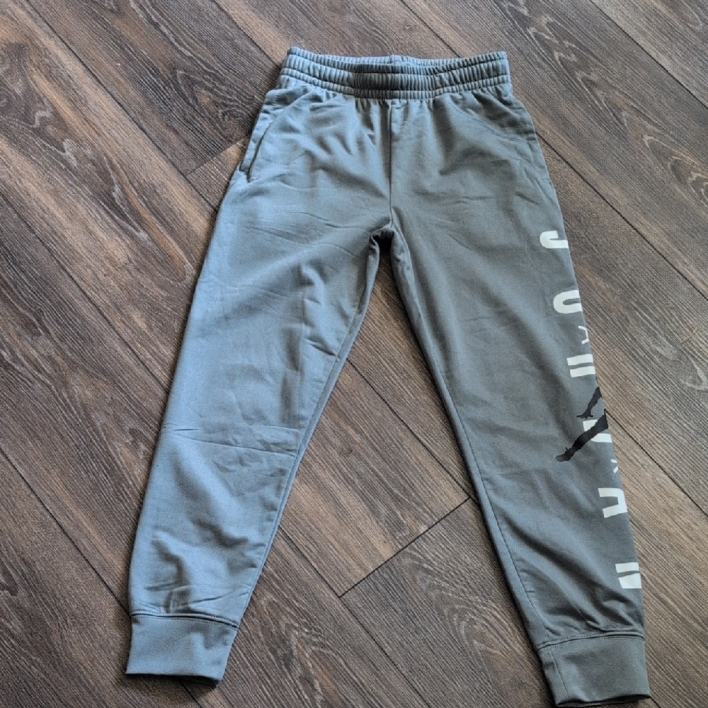 Kids Gray Joggers JORDAN with Side Print